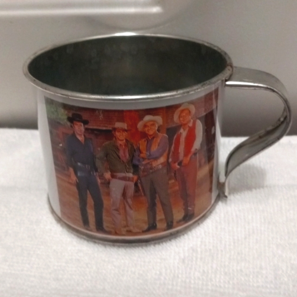 Vintage Ponderosa Ranch Tin Cup